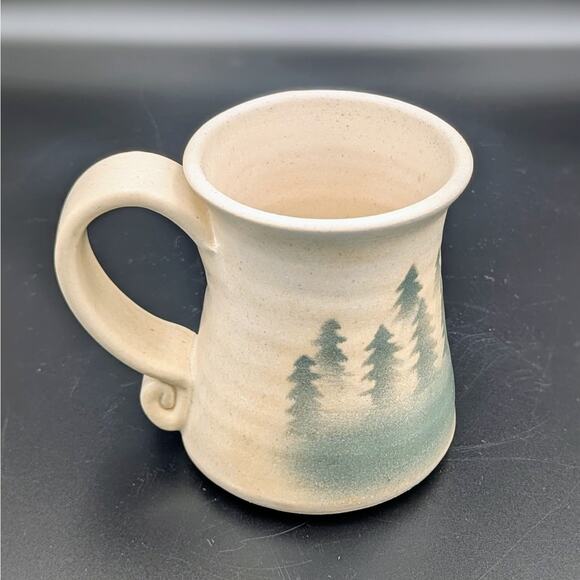 Morning with Bigfoot – Landsoe Pottery Mug & Archie McPhee Sasquatch Figure Set - Picture 6 of 9